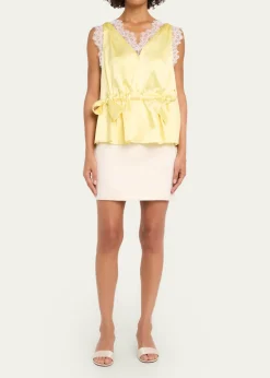3.1 Phillip LimSleeveless Satin V-Neck Top