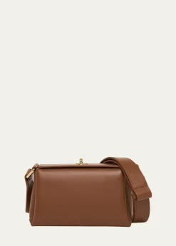 Plan CMini Turn-Lock Leather Shoulder Bag