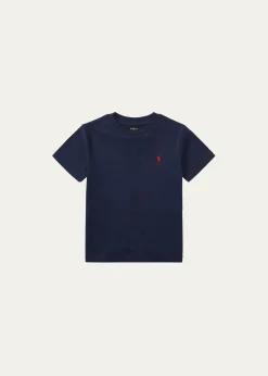 Polo Ralph LaurenBoy's Cotton Jersey Crewneck Tee, Size 2-7