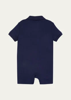 Polo Ralph LaurenBoy's Cotton Interlock Polo Shortall, Size 3-24 Months