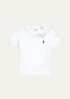Polo Ralph LaurenBoy's Cotton Jersey Crewneck Tee, Size 3-24M