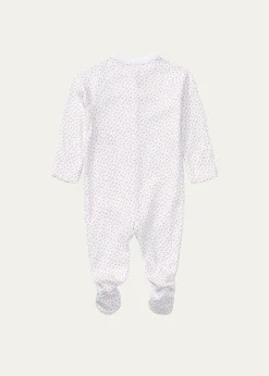 Polo Ralph LaurenFloral Print Cotton Footie Pajamas, Size Newborn-12 Months