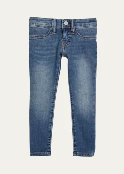 Polo Ralph LaurenGirl's Aubrie Skinny Denim Jeans, Size 2-6X