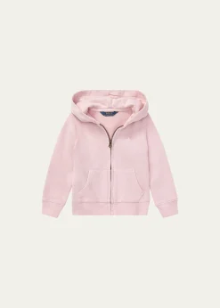Polo Ralph LaurenGirl's Drapey Terry Zip Hoodie, Size 2-6X