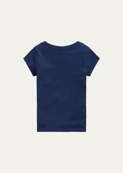 Polo Ralph LaurenGirl's Logo Embroidered T-Shirt, Size 2-6X