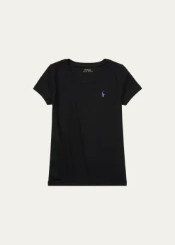 Polo Ralph LaurenGirl's Short-Sleeve Cotton T-Shirt, Size S-XL