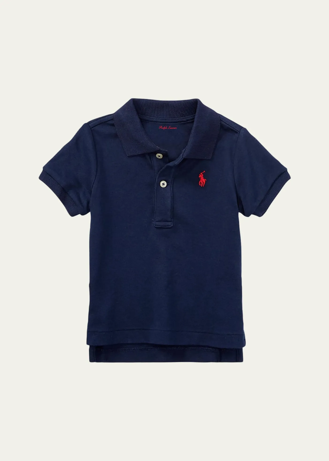 Polo Ralph LaurenInterlock Polo Knit Shirt, Size 3-24 Months