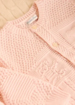 Polo Ralph LaurenKid's Cardigan W/ Bear Intarsia, Size 3M-24M