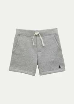 Polo Ralph LaurenKid's Embroidered Pony Fleece Shorts, Size 2T-6
