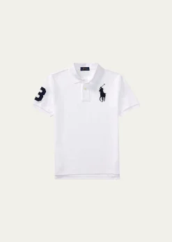 Polo Ralph LaurenBoy's Big Pony Mesh Knit Polo, Size S-XL