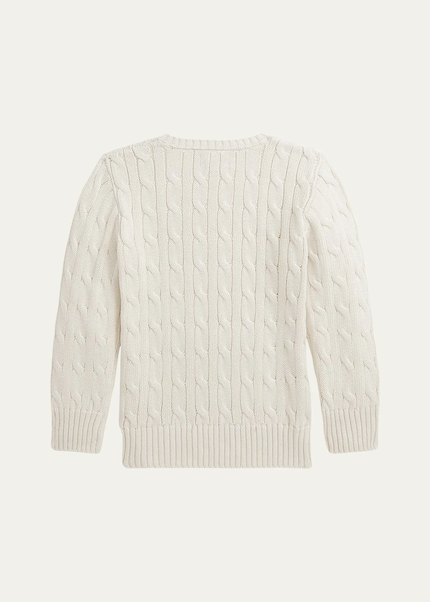 Polo Ralph LaurenBoy's Combed Cotton Cable-Knit Sweater, Size 2-7