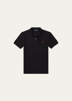 Polo Ralph LaurenBoy's Short-Sleeve Logo Embroidery Polo Shirt, Size S-XL