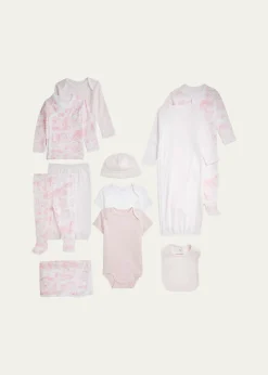 Polo Ralph LaurenKid's 11-Piece Cotton Interlock Gift Set, Size Newborn-9M