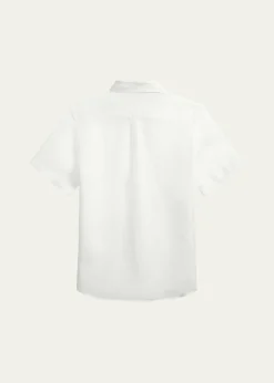 Polo Ralph LaurenLittle Boy's & Boy's Linen Short-Sleeve Shirt