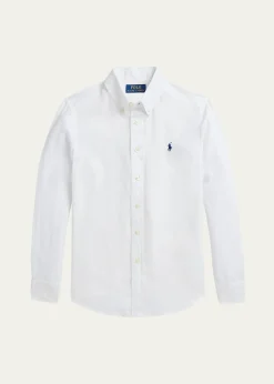 Polo Ralph LaurenLittle Boy's & Boy's Linen Shirt
