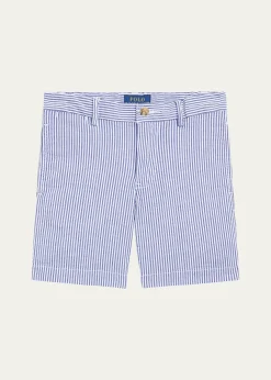 Polo Ralph LaurenLittle Boy's & Boy's Stretch Cotton Seersucker Short