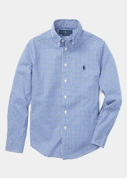 Polo Ralph LaurenPoplin Woven Gingham Sport Shirt, Size S-XL
