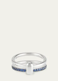 PomellatoIconica 18k White Gold Sapphire Ring