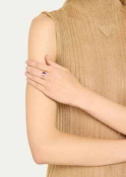 Pomellato18K Rose Gold Nudo Petit Amethyst Ring