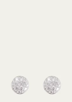 Pomellato18K Rose Gold Sabbia Stud Earrings with Diamonds
