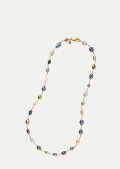 Presley OldhamTrail Mix Necklace with Multicolor Pearls