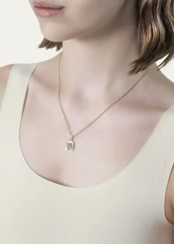 Procaccia Jewelry18K Gold Hebrew TAV Initial Necklace
