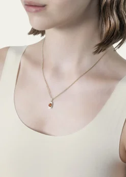 Procaccia Jewelry18K Gold Hebrew NUN Initial Necklace