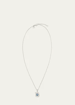 Procaccia Jewelry18K Gold Hebrew MEM Initial Necklace