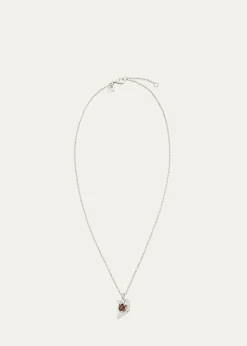 Procaccia Jewelry18K Gold Hebrew AYN Initial Necklace