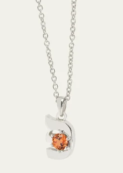 Procaccia Jewelry18K Gold Hebrew PEH Initial Necklace