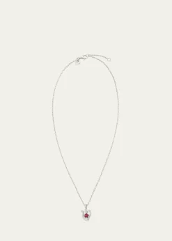 Procaccia Jewelry18K Gold Hebrew SHIN Initial Necklace