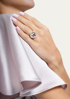 Procaccia Jewelry18K Gold Hebrew HEI Initial Signet Ring
