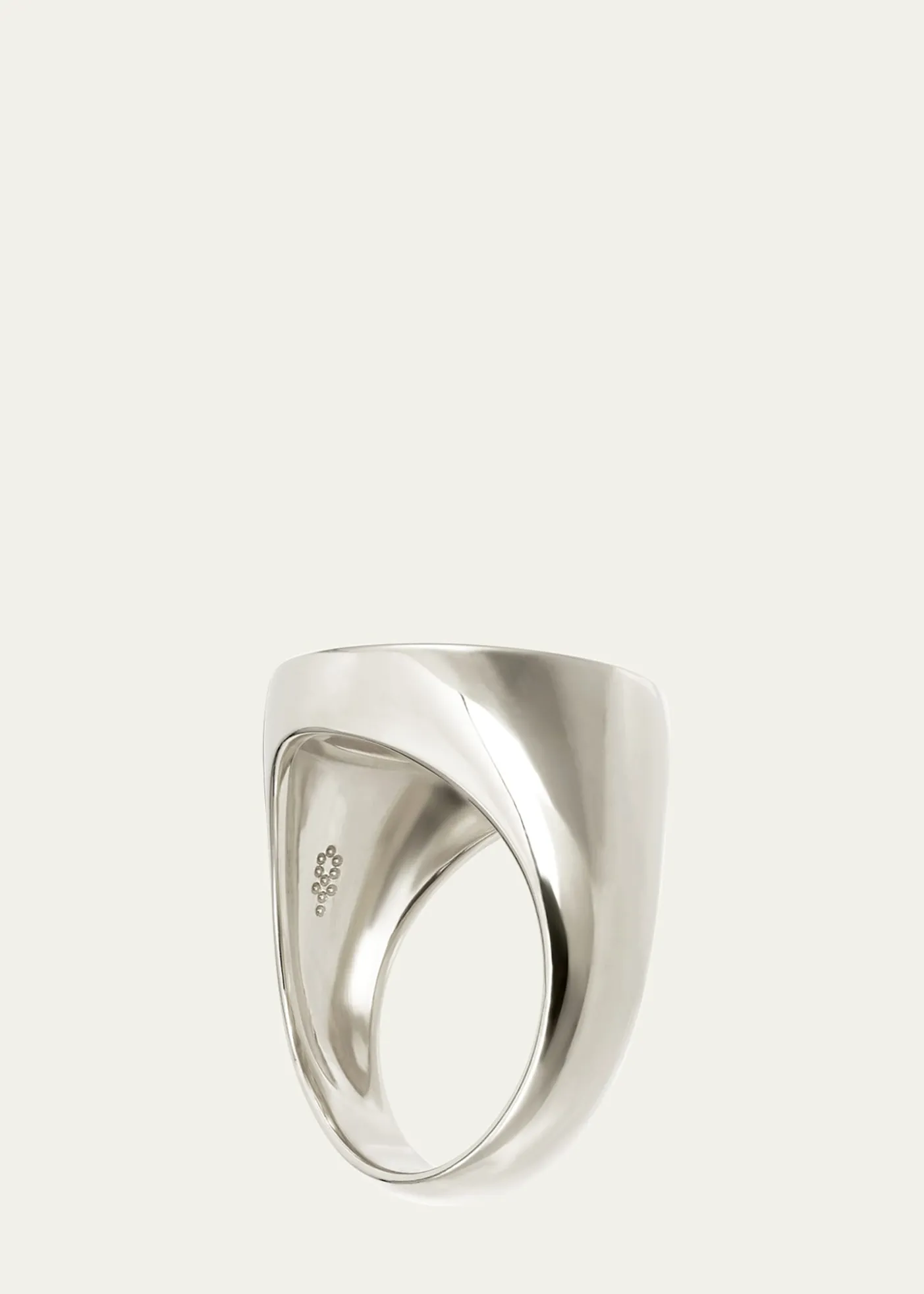 Procaccia Jewelry18K Gold Hebrew ZADI Initial Signet Ring