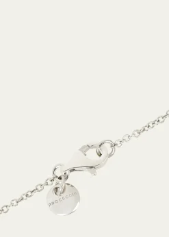 Procaccia Jewelry18K White Gold Tree of Life Medallion Necklace