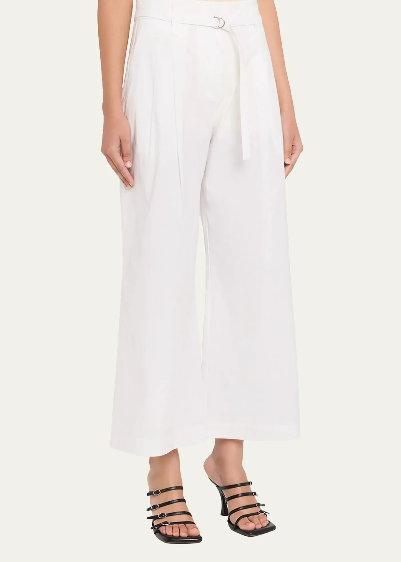 Proenza Schouler White LabelCropped Raver Pants in Poplin