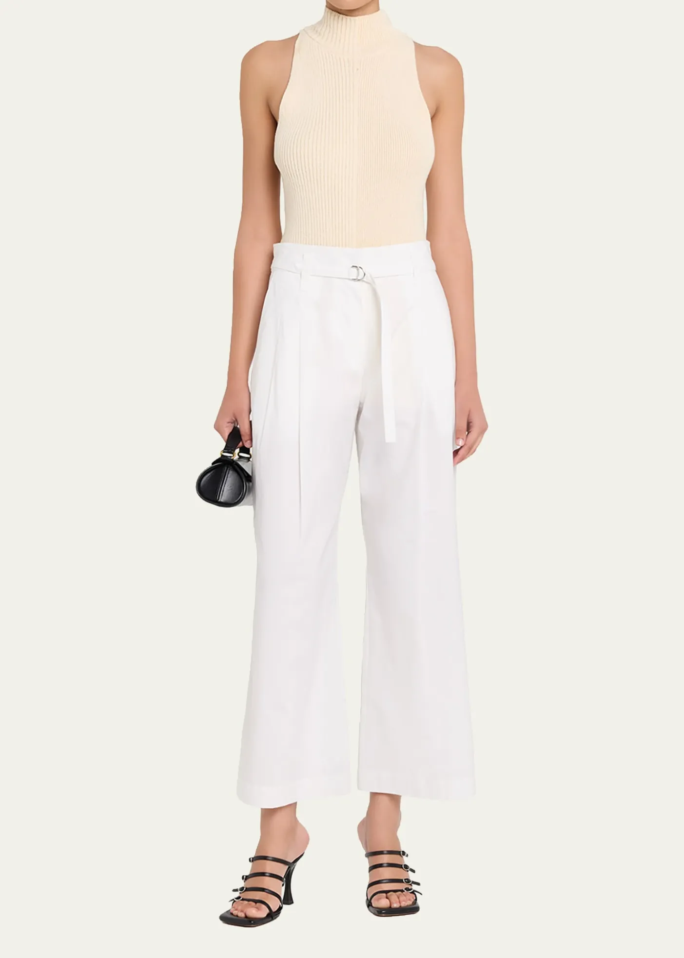 Proenza Schouler White LabelCropped Raver Pants in Poplin