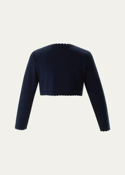 Rachel RileyGirl's Scalloped Trim Bolero, Size 2-10