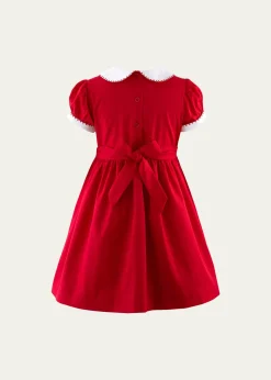 Rachel RileyGirl's Smocked Festive Dress, Size 2-10