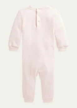 Ralph Lauren ChildrenswearGirl's Polar Bear Coverall, Size Newborn-12M