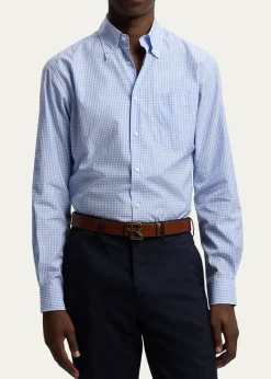 Ralph Lauren Purple LabelMicro-Gingham Shirt