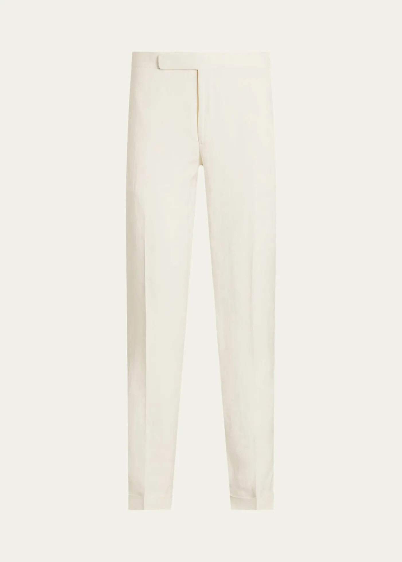 Ralph Lauren Purple LabelMen's Gregory Hand-Tailored Silk-Linen Trouser
