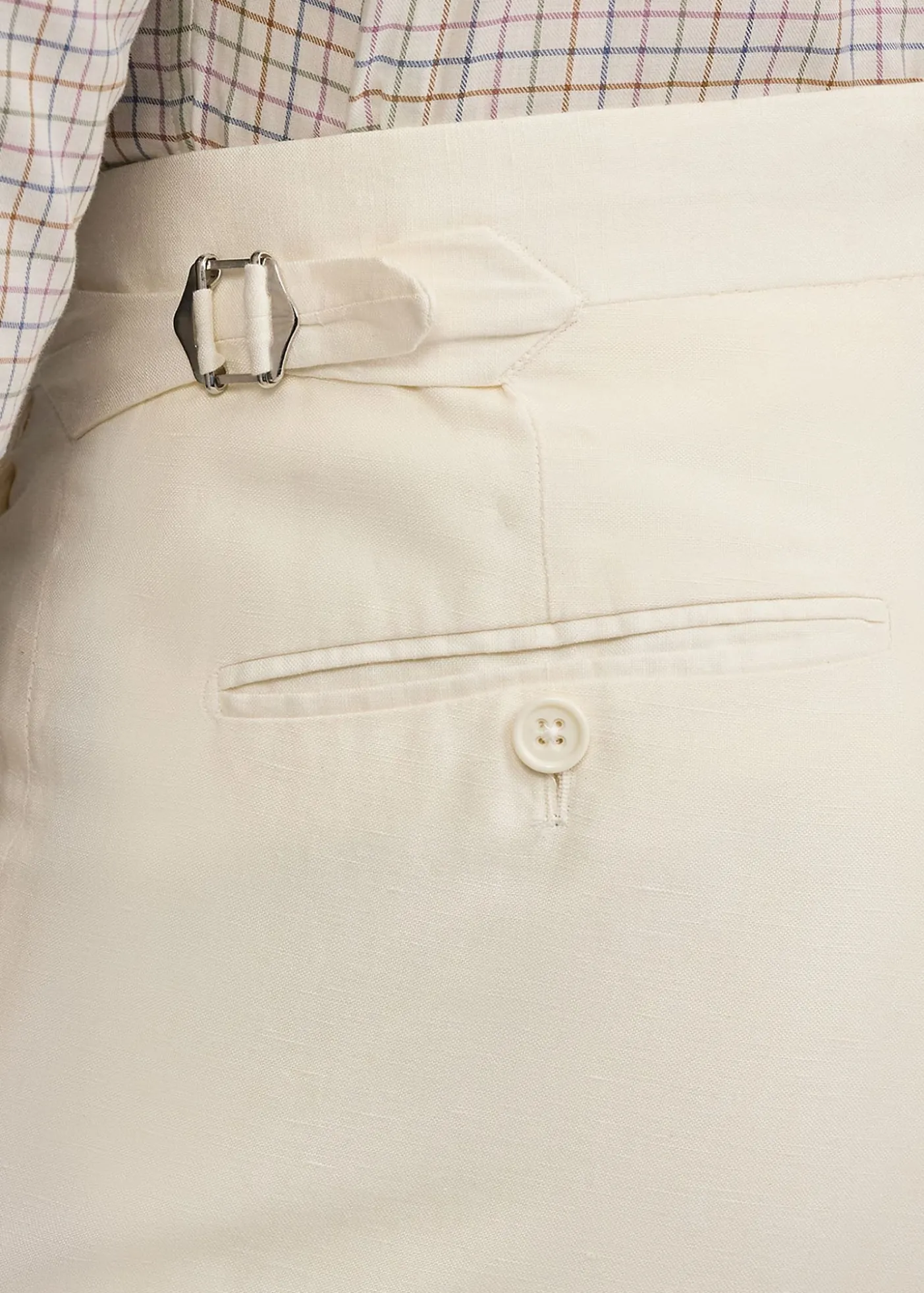 Ralph Lauren Purple LabelMen's Gregory Hand-Tailored Silk-Linen Trouser
