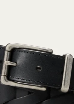 Ralph Lauren Purple LabelMen's Woven Leather Belt