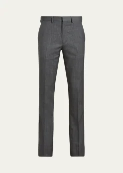 Ralph Lauren Purple LabelGregory Hand-Tailored Wool Serge Trouser