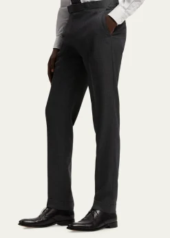Ralph Lauren Purple LabelKent Hand-Tailored Wool Birdseye Suit