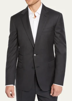 Ralph Lauren Purple LabelMen's Gregory Hand-Tailored Wool Serge Suit