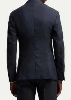Ralph Lauren Purple LabelKent Hand-Tailored Glen Plaid Wool Suit