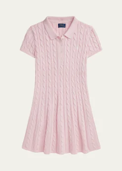 Ralph LaurenGirl's Cable Knit Dress, Size S-XL