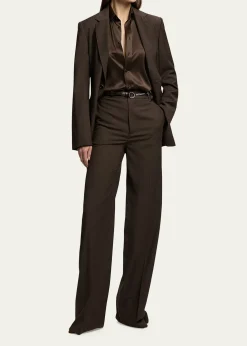 Ralph Lauren CollectionTri-Strap O-Ring Leather Belt