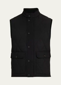 Ralph Lauren Purple LabelCarleton Quilted Down Vest